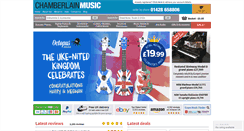 Desktop Screenshot of chamberlainmusic.com